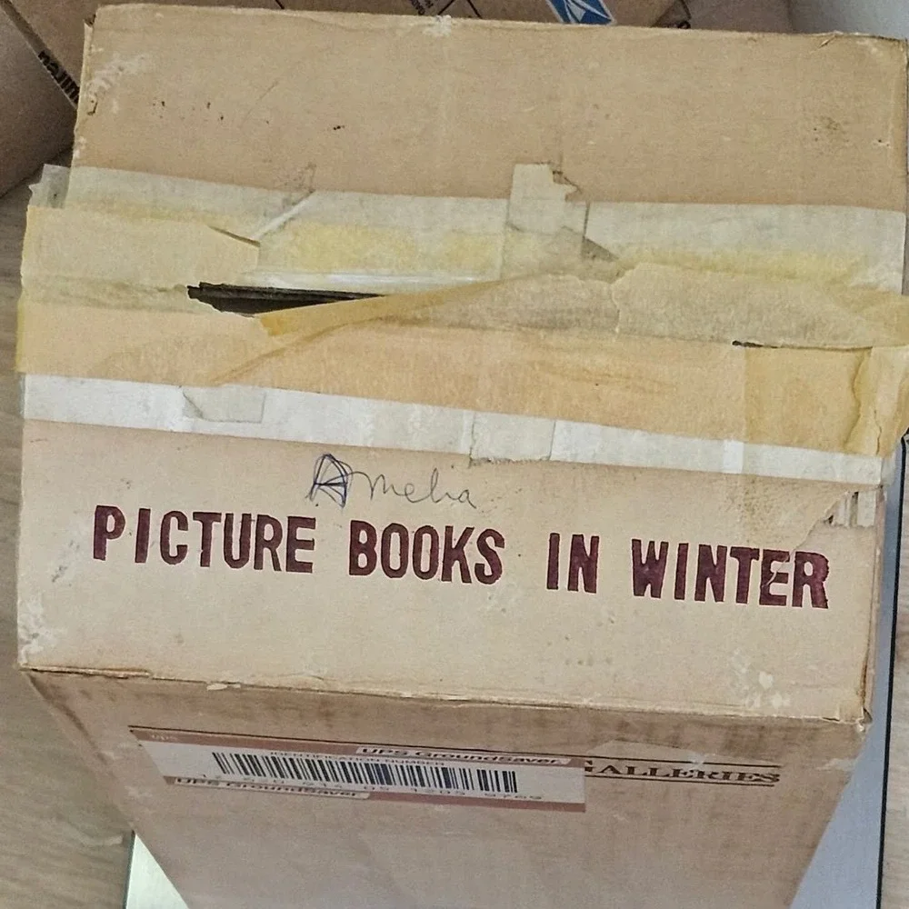 Ashton Drake Amelia Picture Books in Winter Porcelain Doll 76603-C1 New in Box